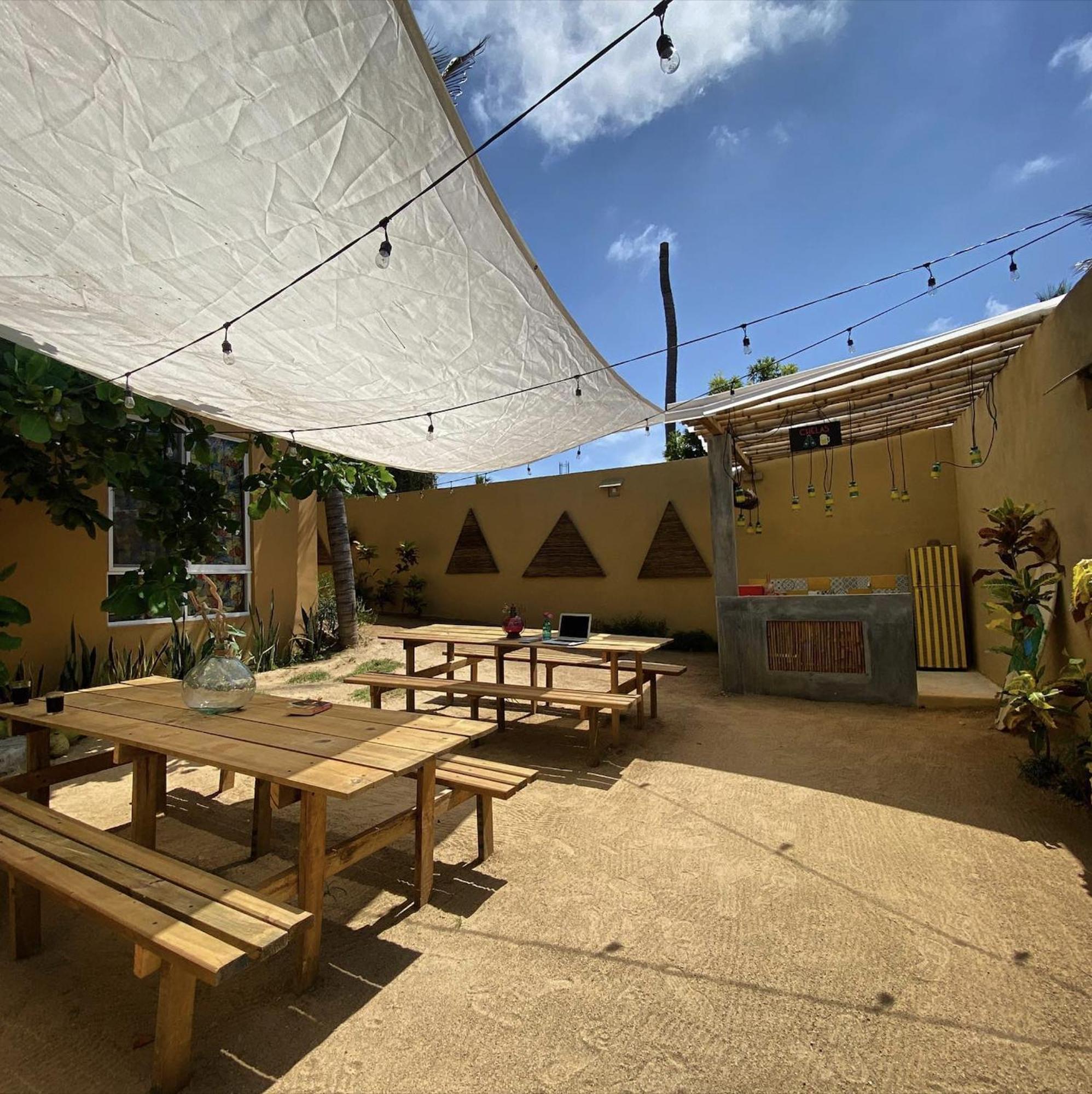 La Palmera Hostel ปูแอร์โตเอสกอนดิโด ภายนอก รูปภาพ